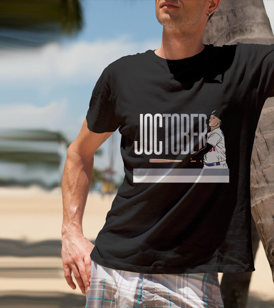 Joctober Baseball Player Batting Iconic Moment T-Shirt