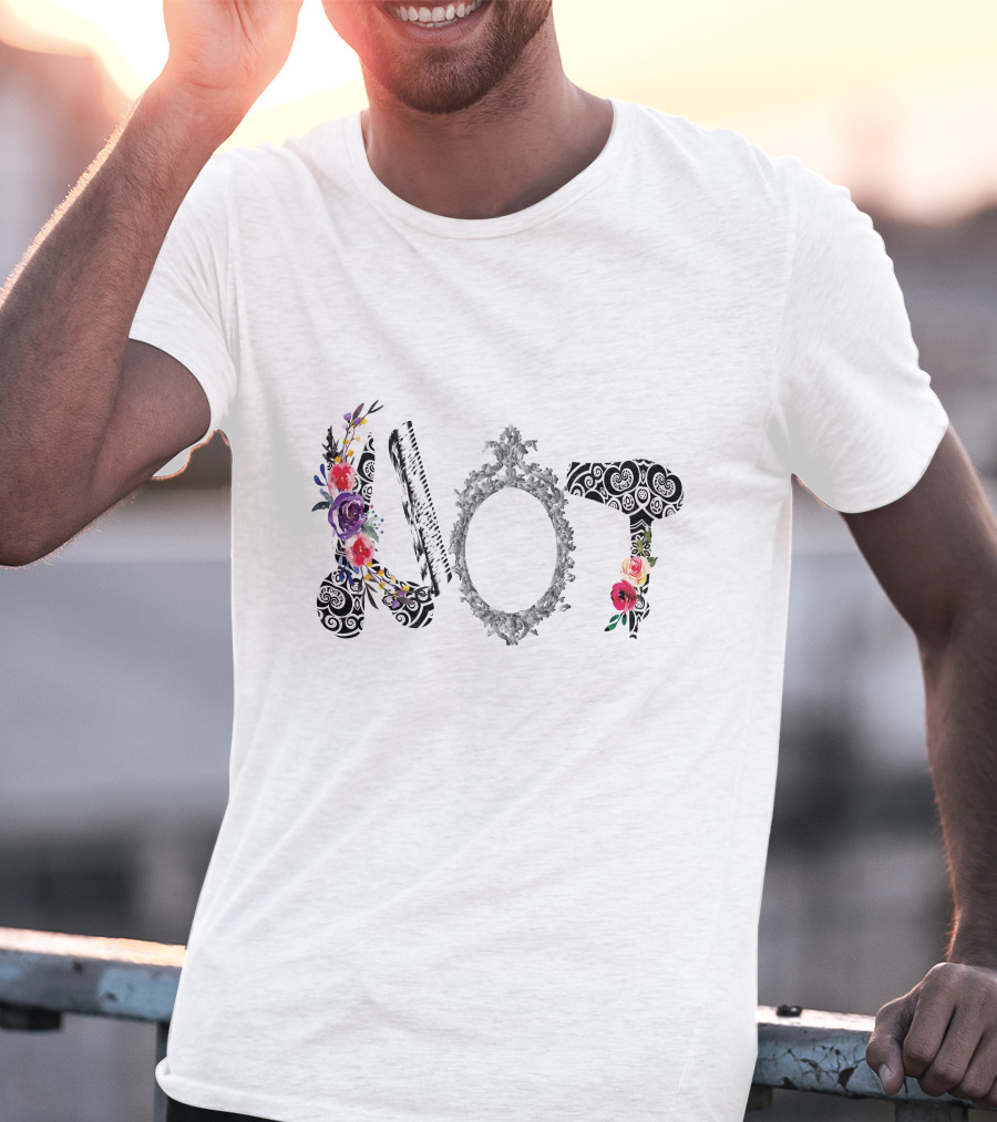 Hair Heart Flowers Hair Style Love Artful T-Shirt