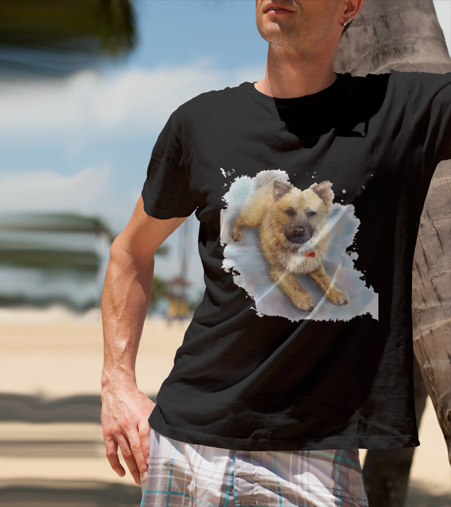 Watercolor Puppy Zen T-Shirt