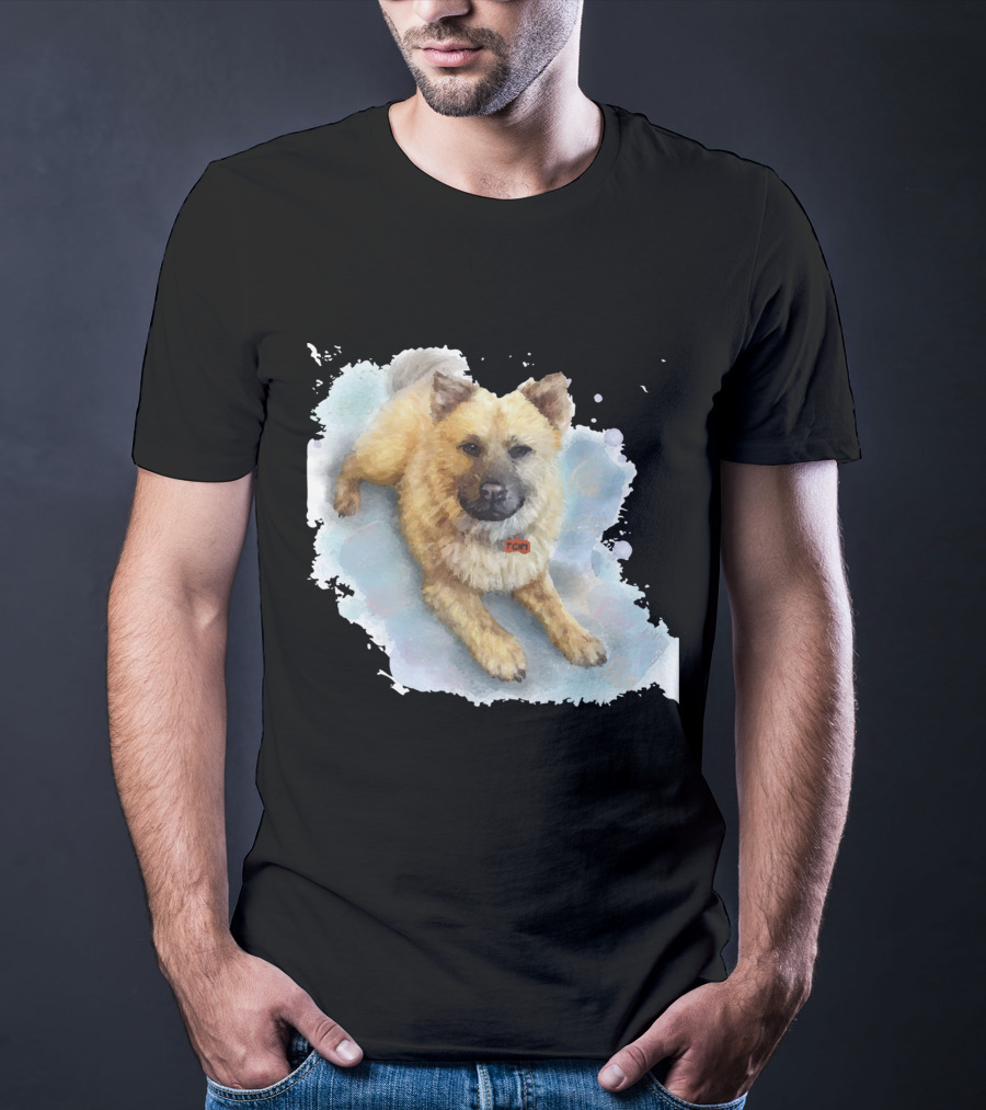 Watercolor Puppy Zen T-Shirt