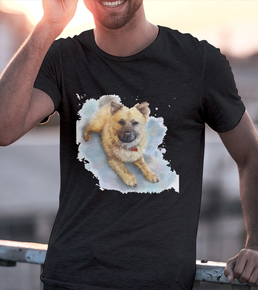 Watercolor Puppy Zen T-Shirt