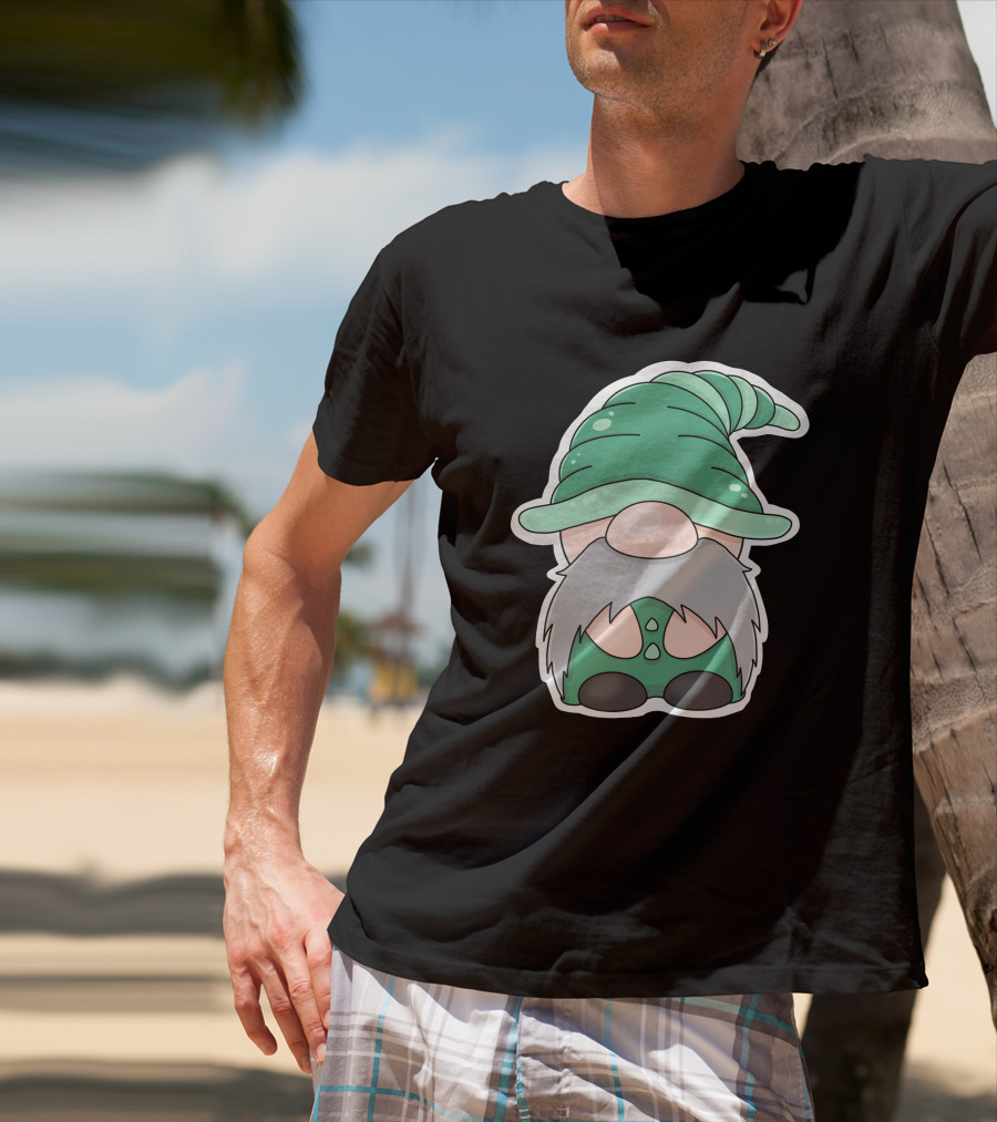 Green Gnomes In Classic Pointed Hat T-Shirt