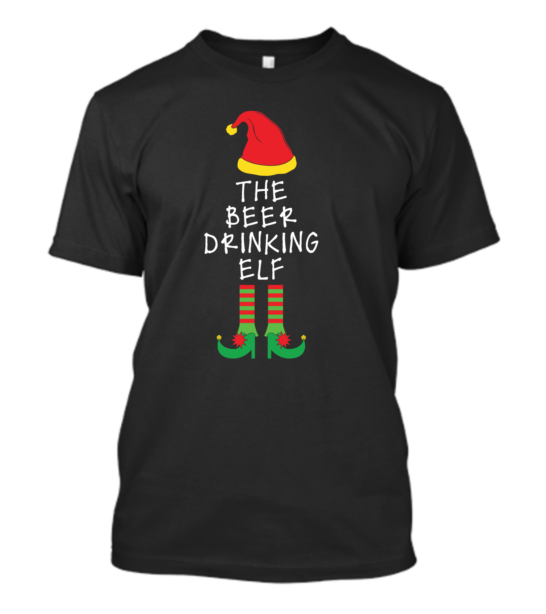 Elf Family Christmas The Beer Drinking Elf T-Shirt