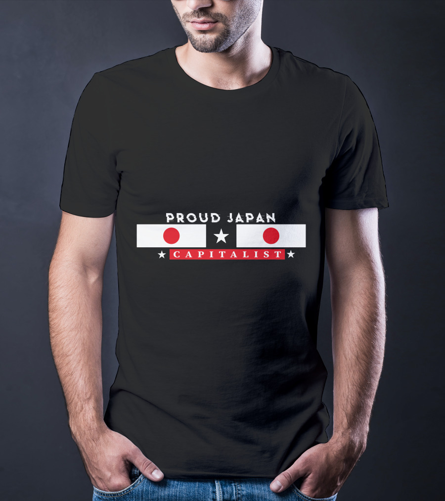 Proud Japan Capitalist Red Circle Star T-Shirt