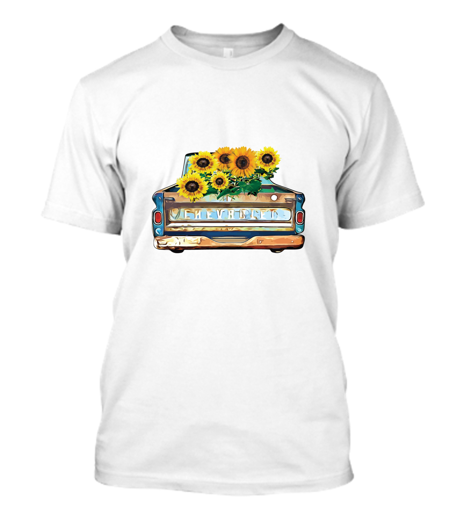 Chevrolet Vintage Truck With Sunflowers T-Shirt