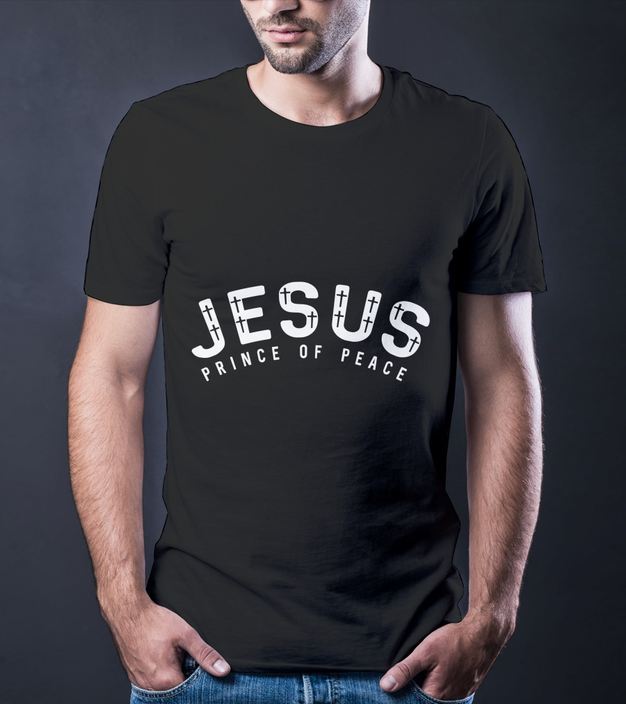 Jesus Prince Of Peace Cross T-Shirt