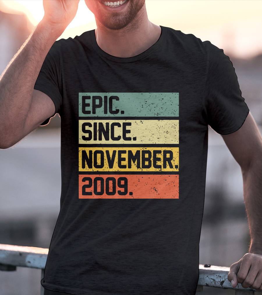 Epic Since November 2009 Retro T-Shirt