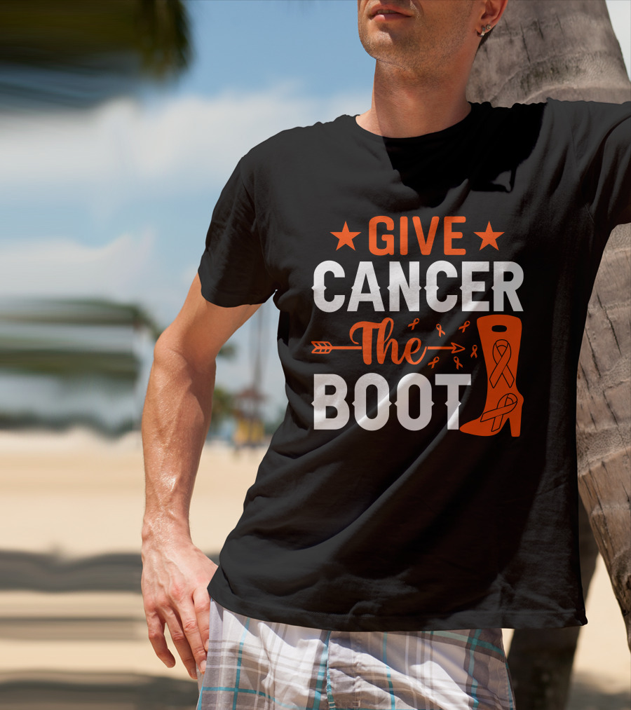 Give Cancer The Boot T-Shirt
