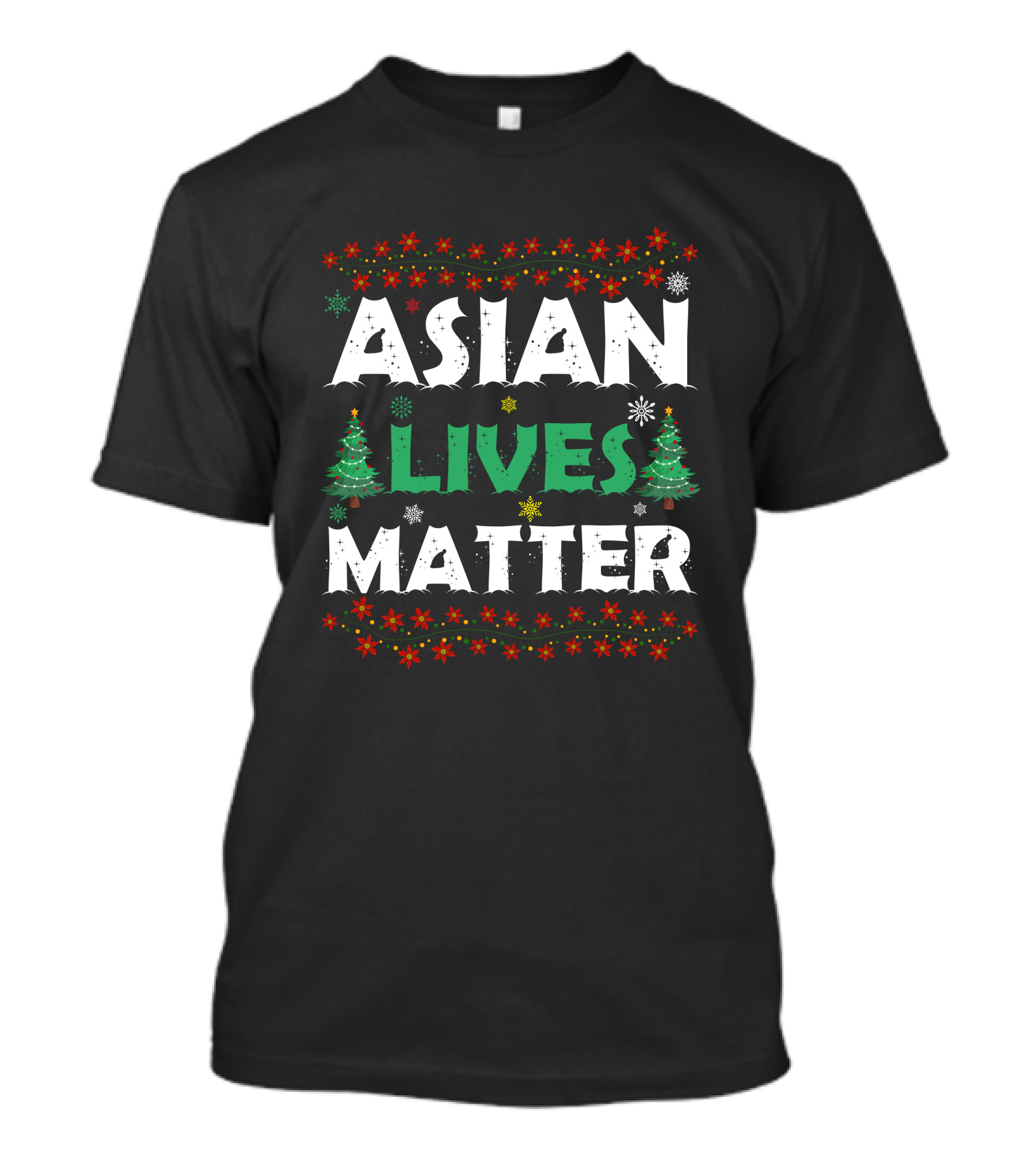 Asian Lives Matter Christmas Holiday T-Shirt