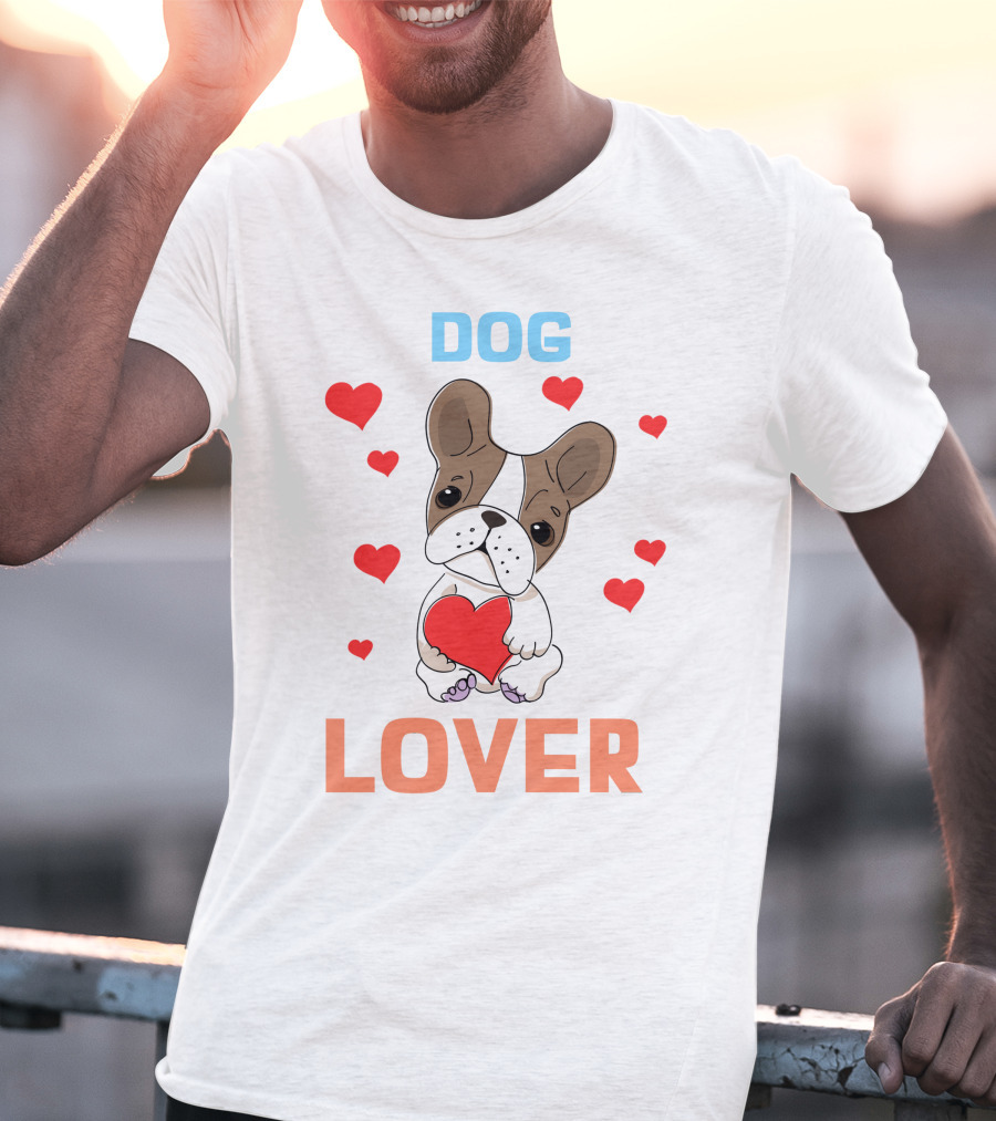 DOG LOVER Puppy Hearts T-Shirt