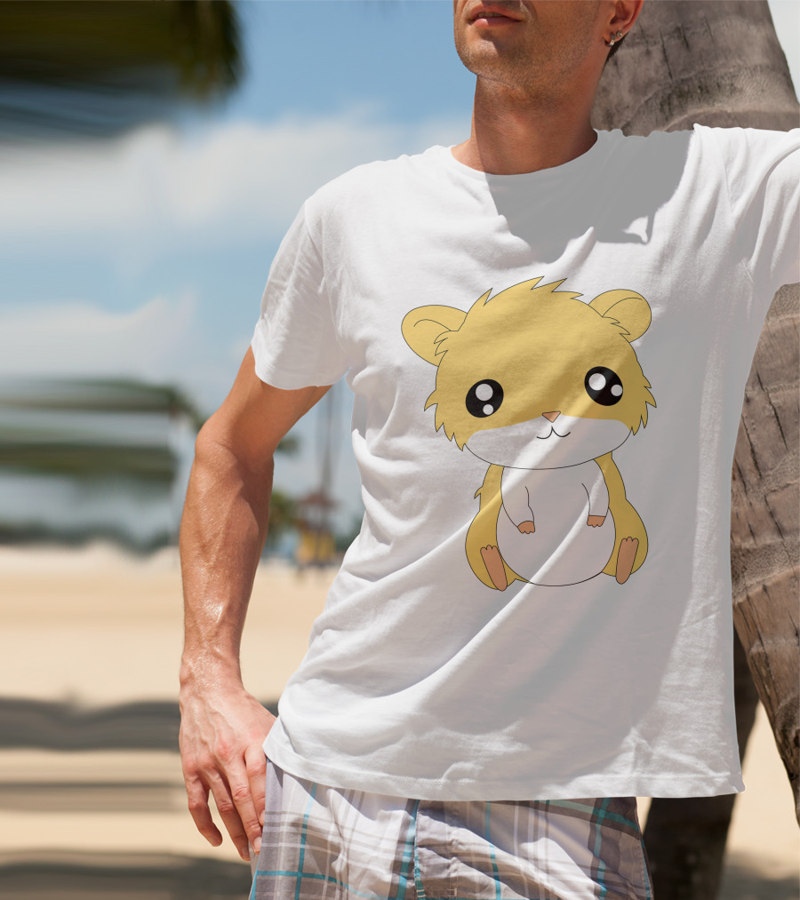 Cute Baby Hamster Cartoon T-Shirt