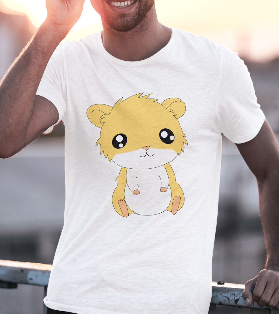 Cute Baby Hamster Cartoon T-Shirt
