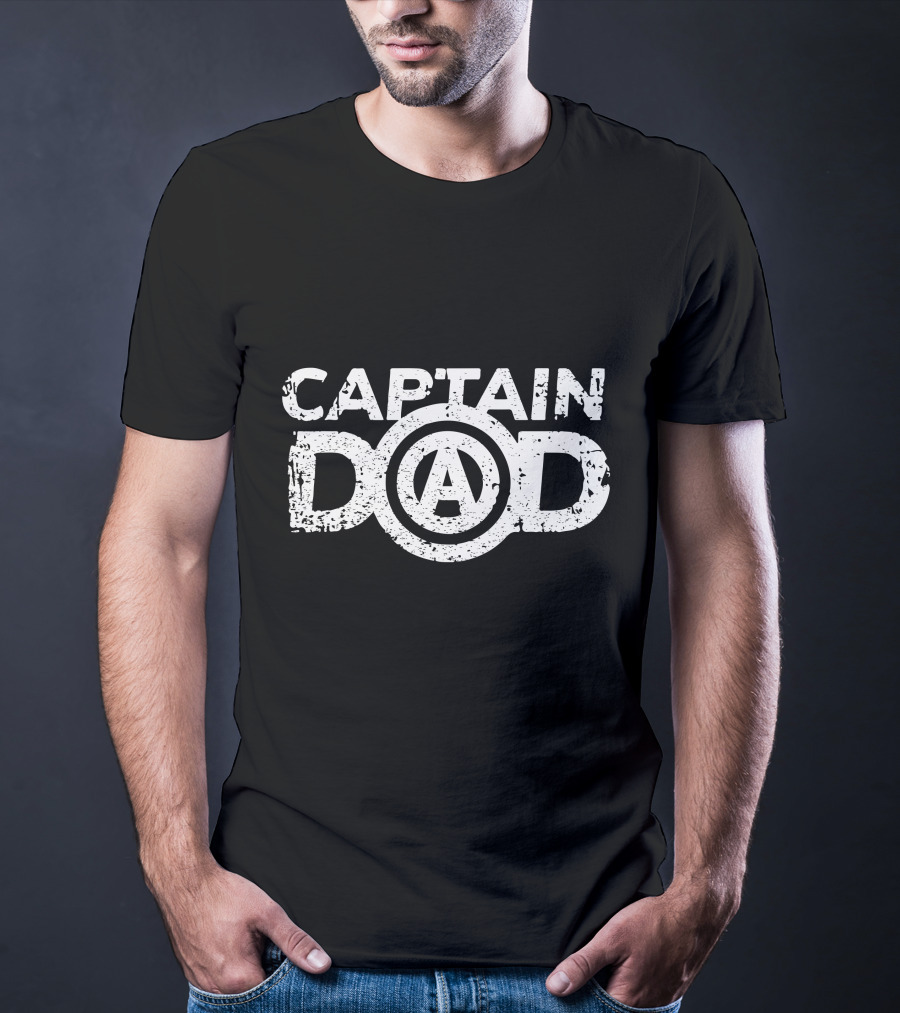 Captain Dad Avengers Inspired T-Shirt