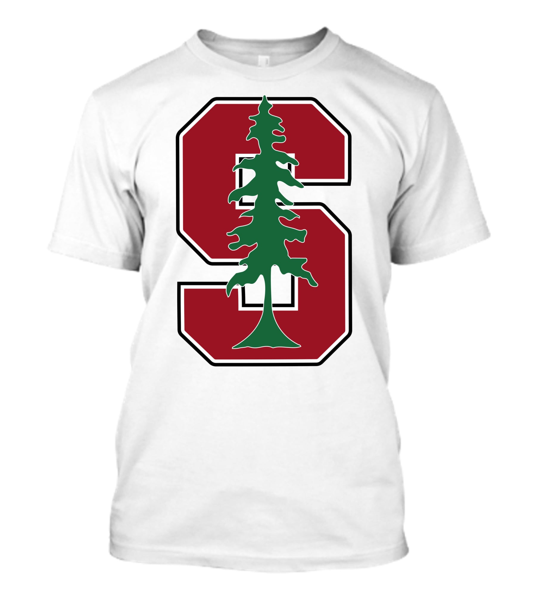 Stanford University Cardinal Logo With Tree T-Shirt