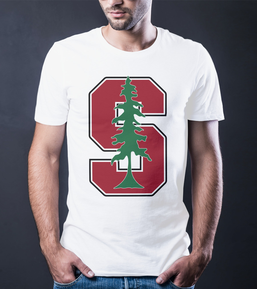 Stanford University Cardinal Logo With Tree T-Shirt