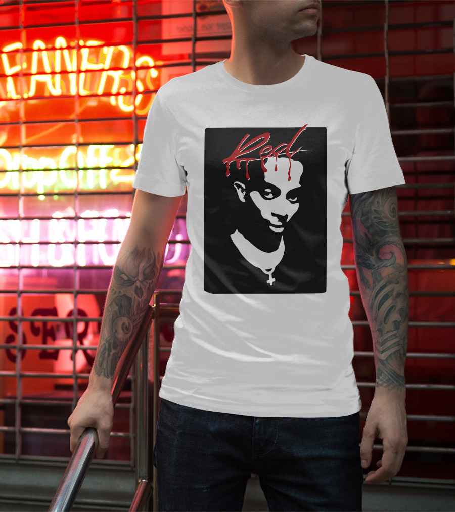 Playboi Carti Whole Lotta Red Dripping Face T-Shirt