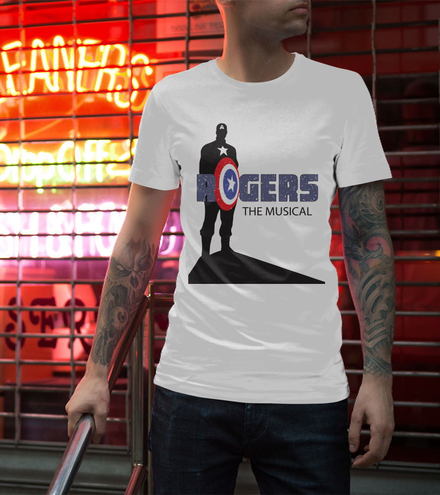 Rogers The Musical Captain America Shield T-Shirt