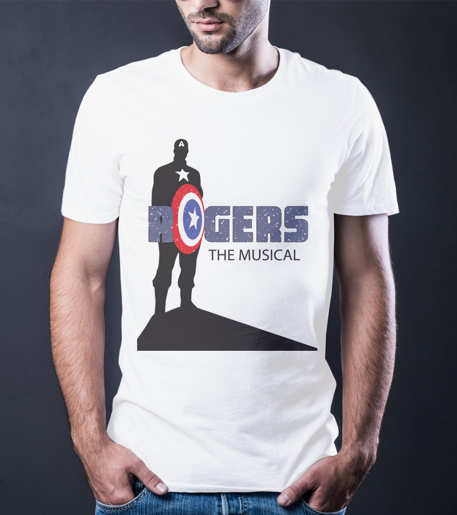 Rogers The Musical Captain America Shield T-Shirt