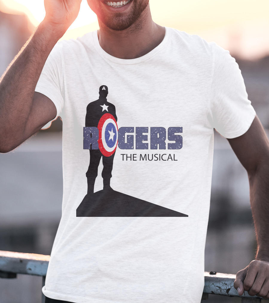Rogers The Musical Captain America Shield T-Shirt