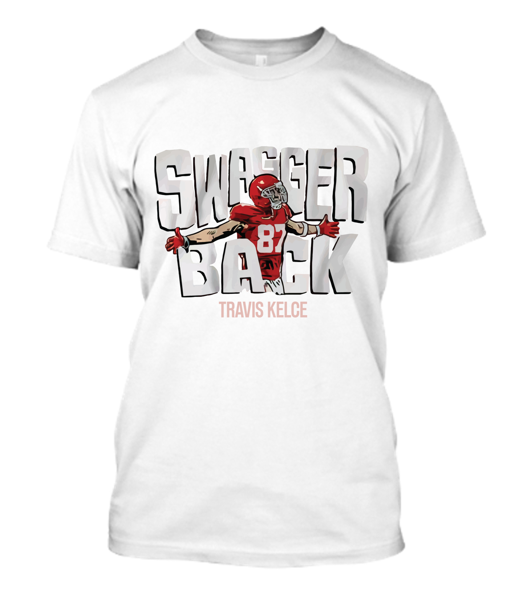 Swagger Back Travis Kelce Football T-Shirt