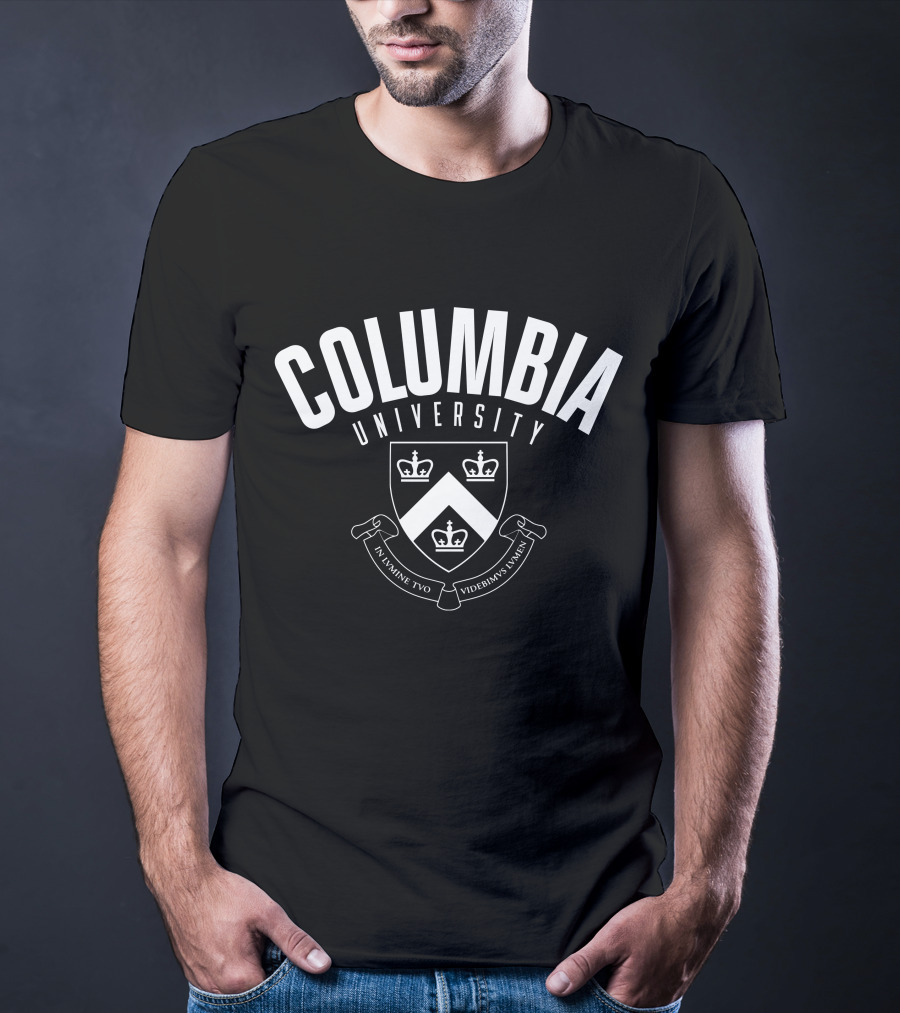 Columbia University Crest In Lumine Tuo Videbimus Lumen T-Shirt