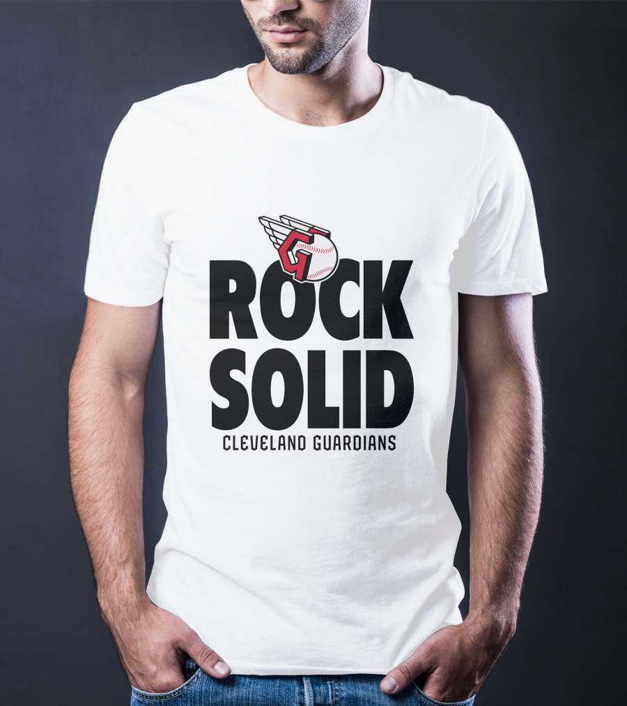 Cleveland Guardians Rock Solid Baseball Winged T-Shirt