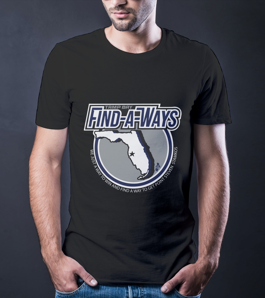 Tampa Bay Find-A-Ways We Just A Way To Win And Find A Way To Get Point Steven Stamkos T-Shirt