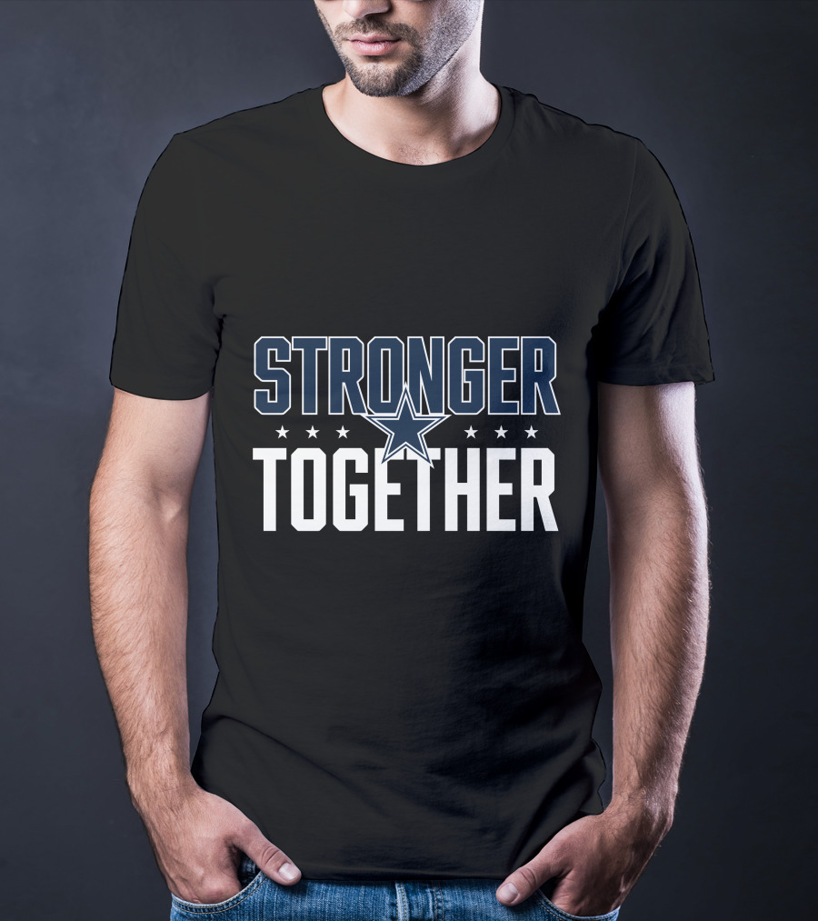 Dallas Cowboys Stronger Together Star Unity T-Shirt
