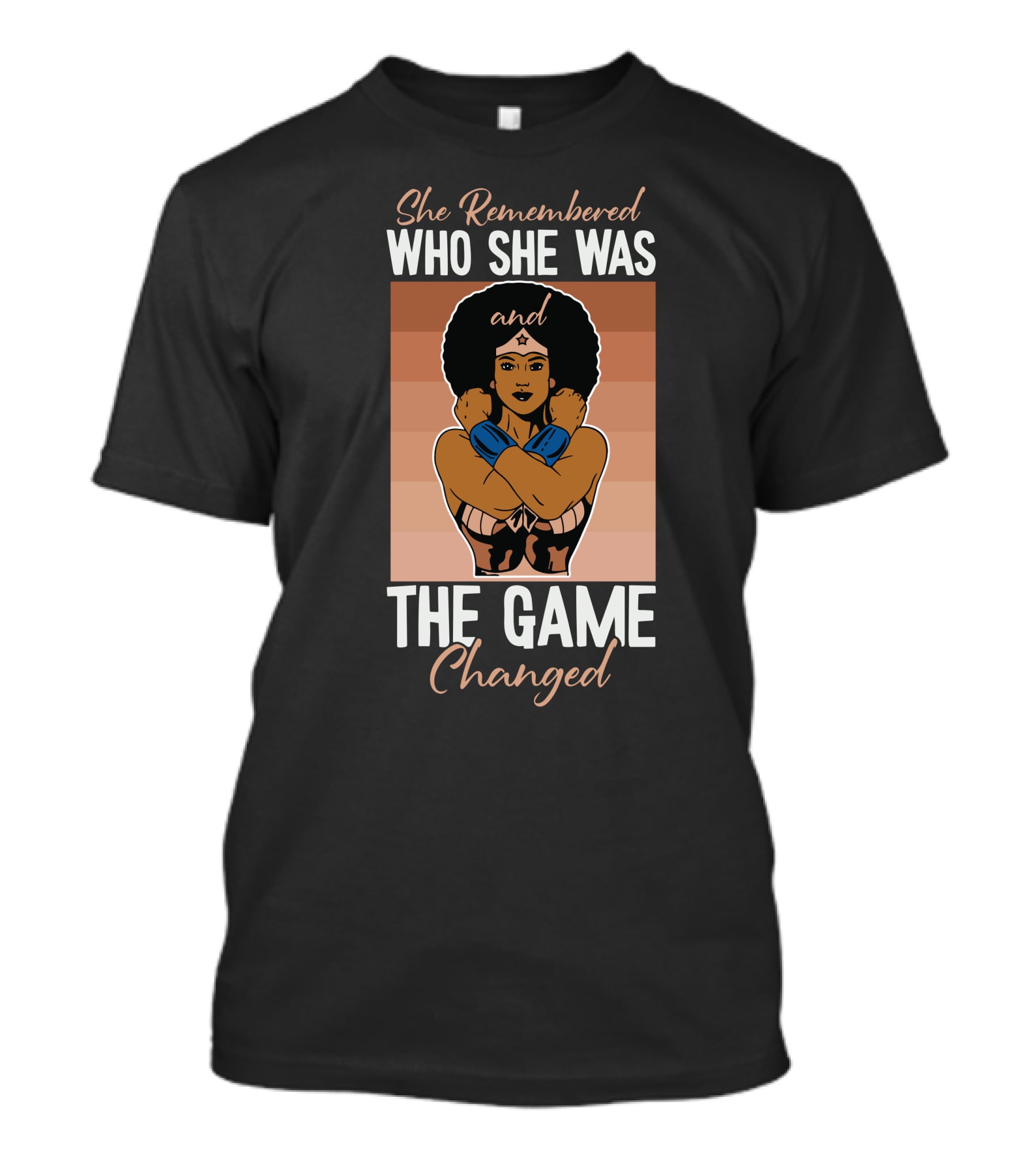 She Remembered Who She Was And The Game Changed T-Shirt
