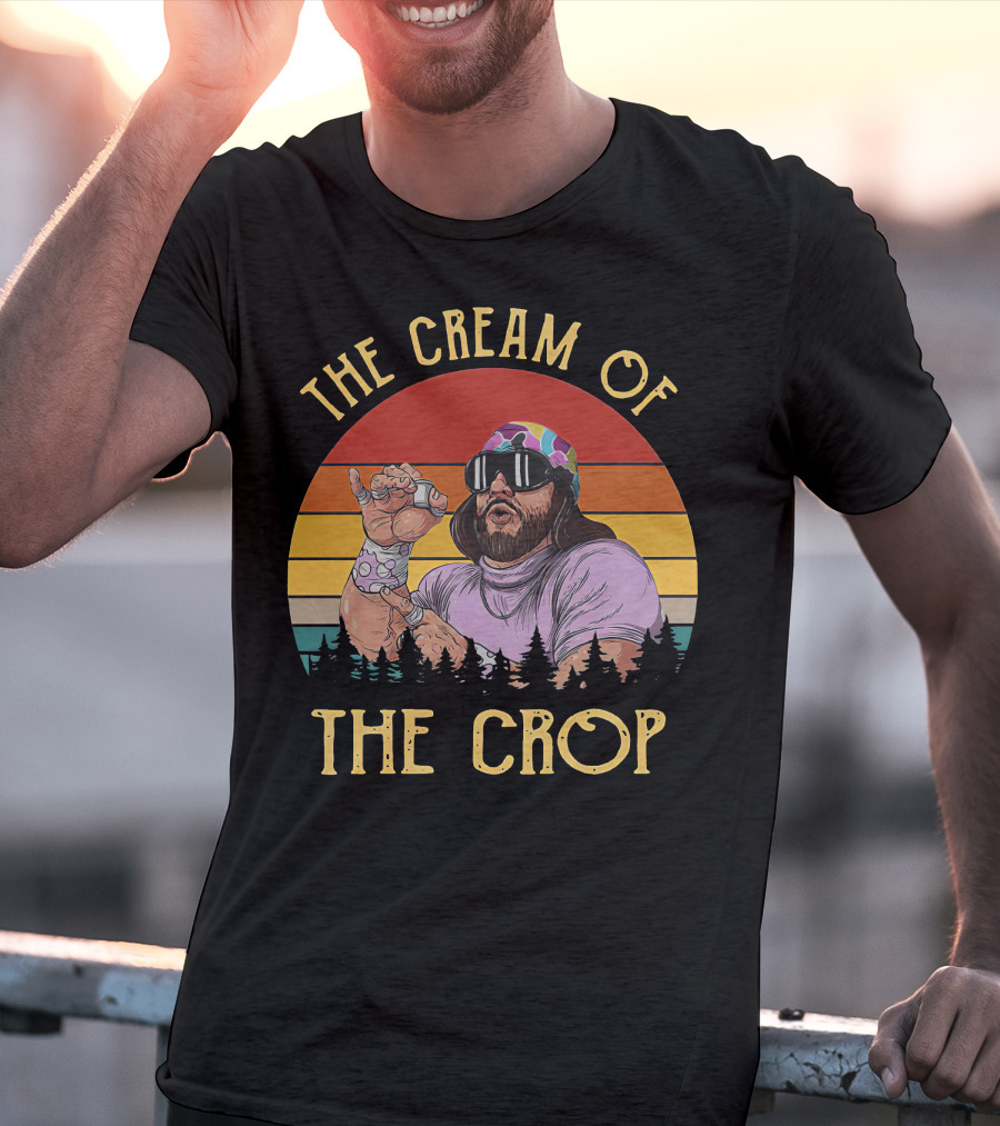 The Cream Of The Crop Retro Wrestler T-Shirt