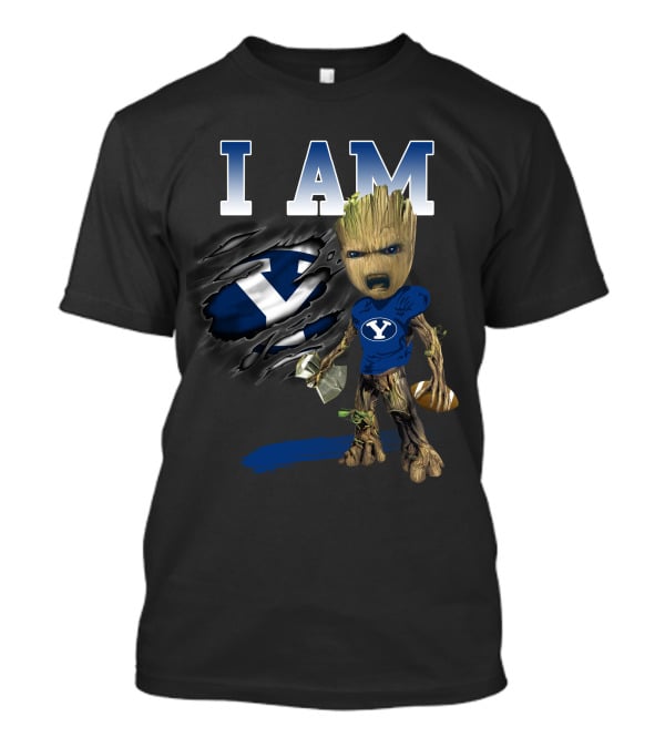 I Am Groot Byu Cougars Football T-Shirt