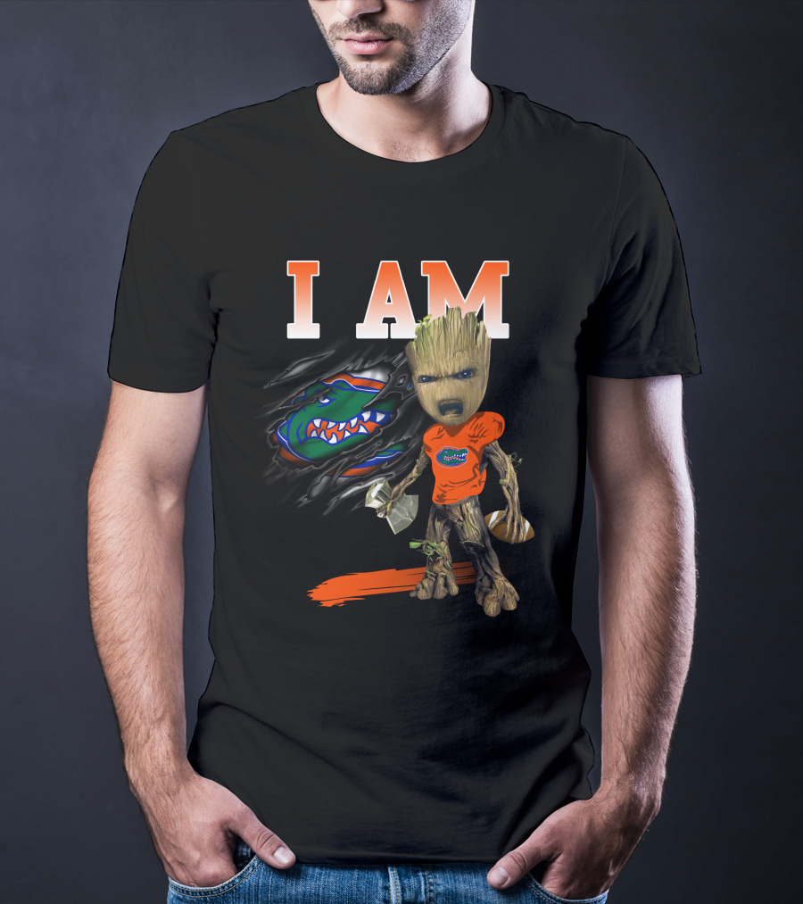 I Am Groot Florida Gators Football T-Shirt