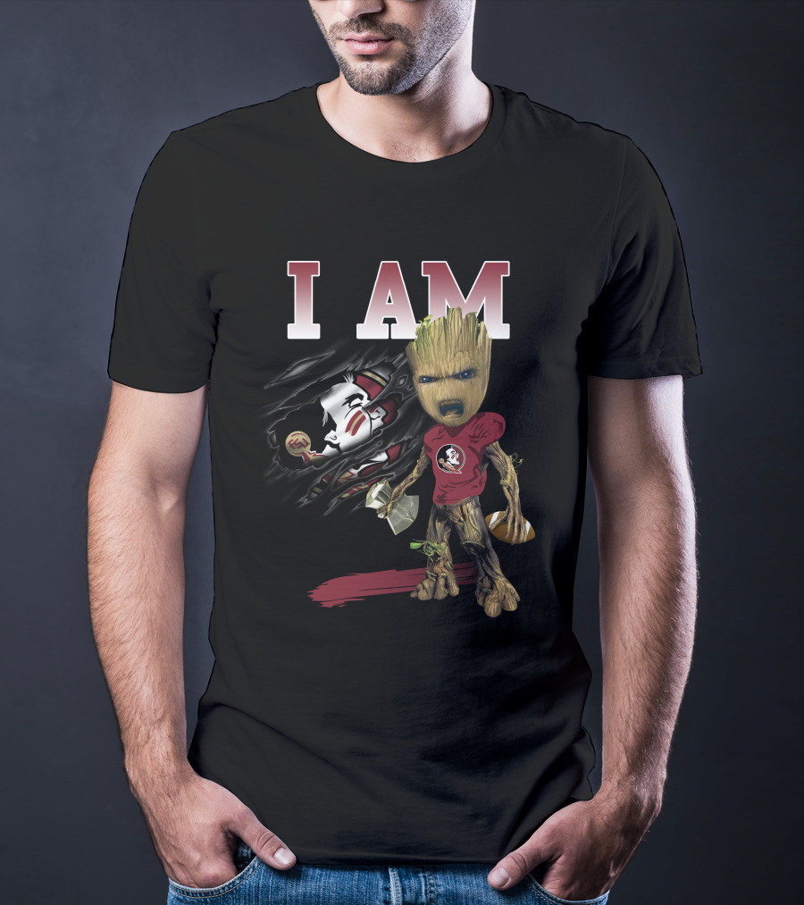I Am Groot Florida State Seminoles Football T-Shirt