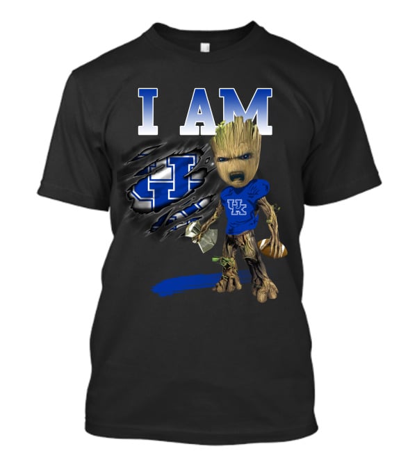 I Am Uk Groot Kentucky Wildcats Football T-Shirt