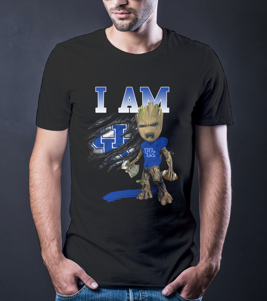I Am Uk Groot Kentucky Wildcats Football T-Shirt