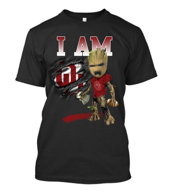 I Am Ou Groot Football T-Shirt