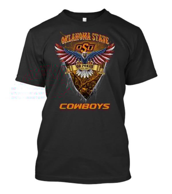 Oklahoma State Osu Cowboys Go Pokes Est. 1901 Eagle T-Shirt