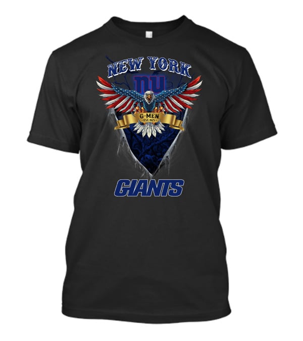 New York Giants Nfl Us Eagle G-Men Est. 1925 T-Shirt