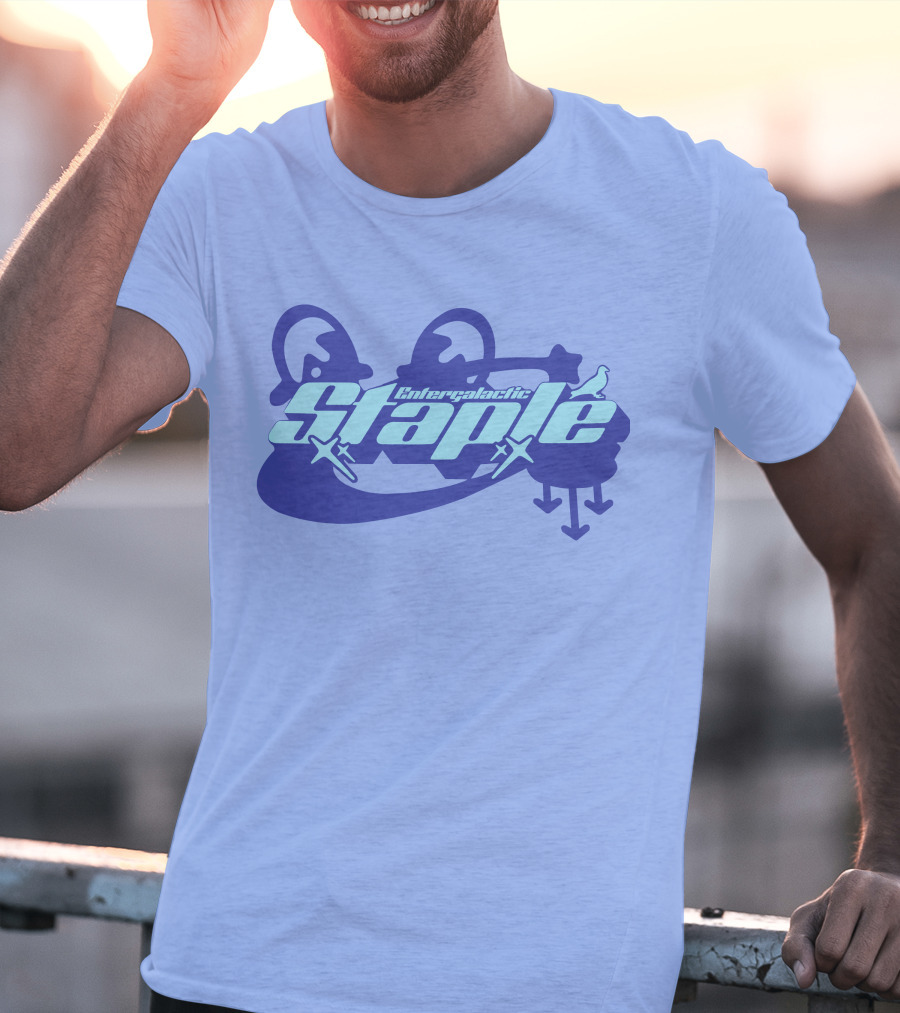 Entergalactic Staple Pigeon Skateboard Collaboration T-Shirt