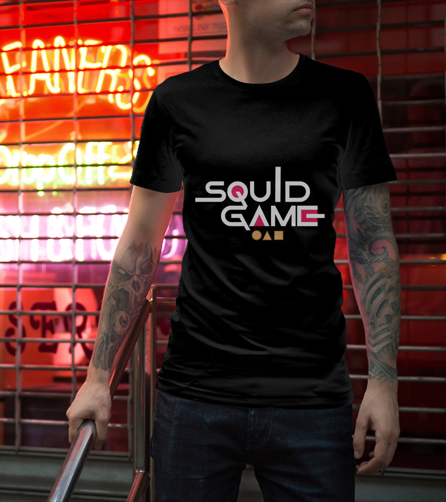 Squid Game Logo Design Featuring Iconic Symbols By Wend T-Shirt