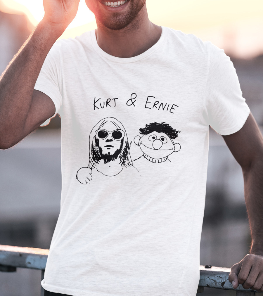 Kurt And Ernie Sunglasses Rocker Cartoon T-Shirt