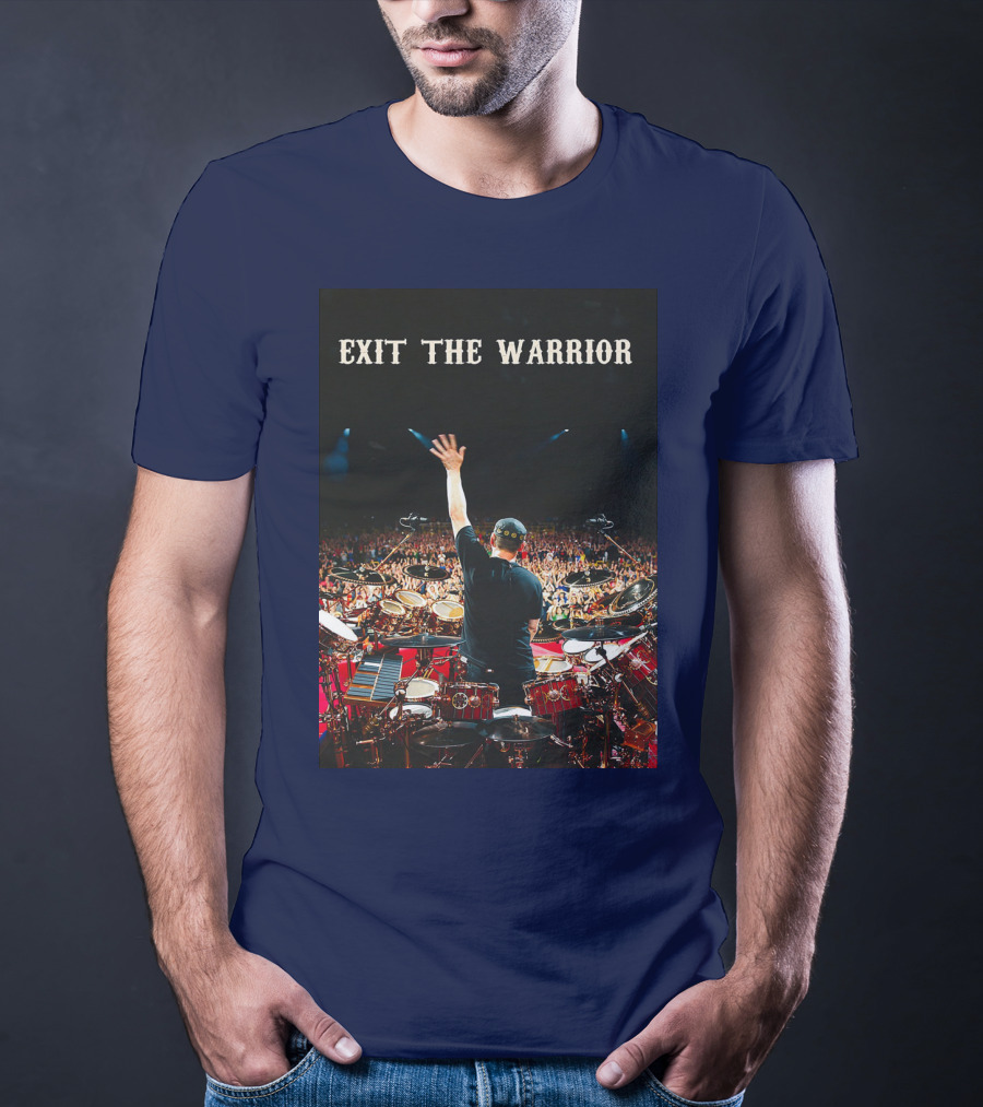 Exit The Warrior Neil Peart Drumming Performance Live Concert T-Shirt