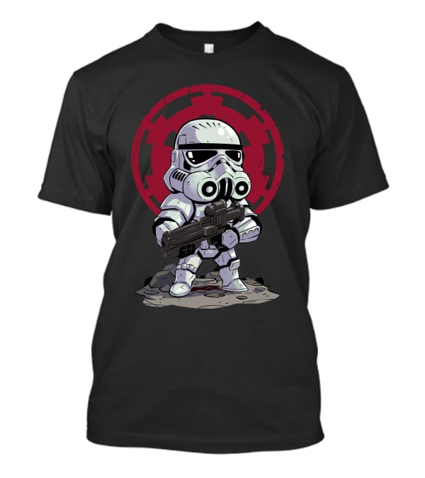 Chibi Stormtrooper Star Wars Imperial Emblem T-Shirt