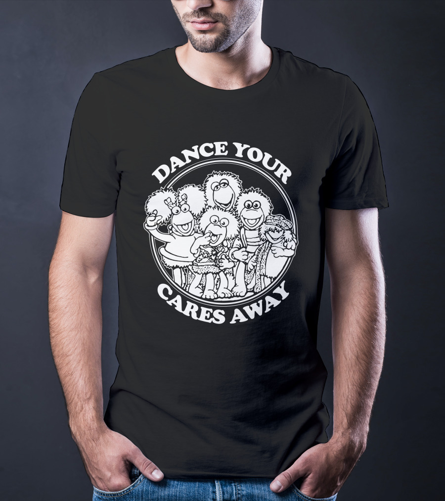Dance Your Cares Away Fraggle Rock Characters T-Shirt