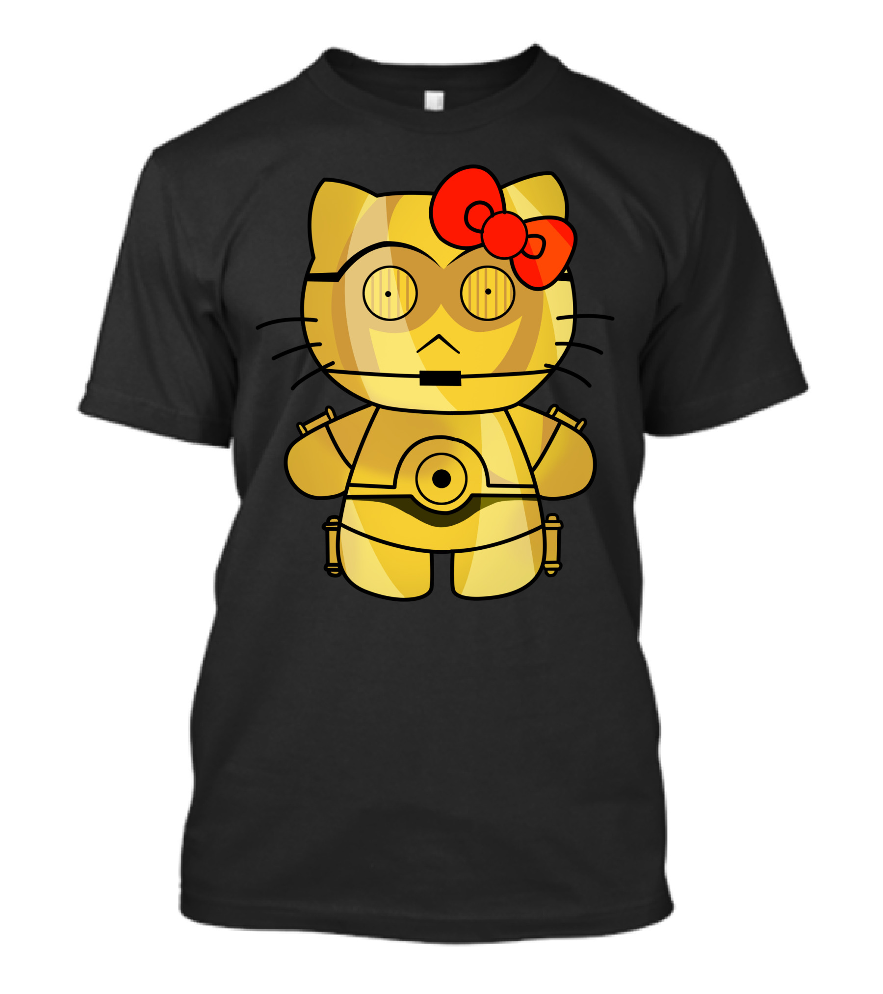 Hello Kitty C3PO Mashup Star Wars T-Shirt
