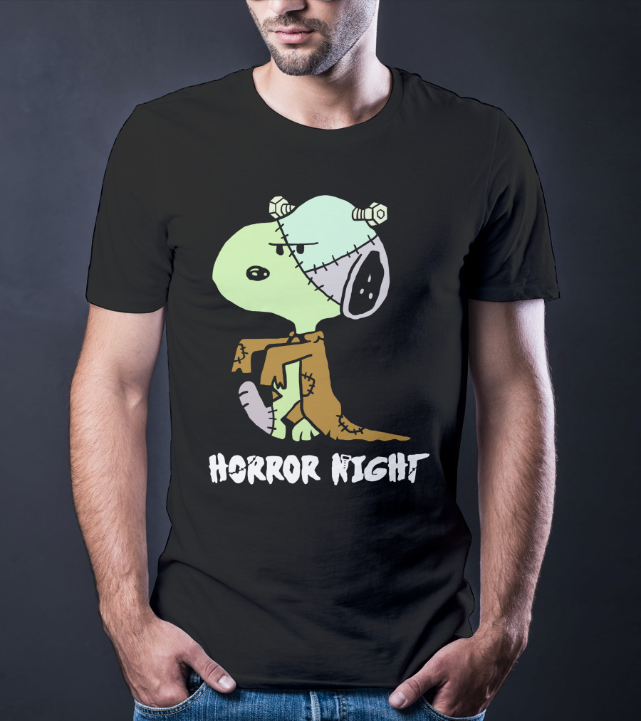 Horror Night Frankenstein Snoopy T-Shirt