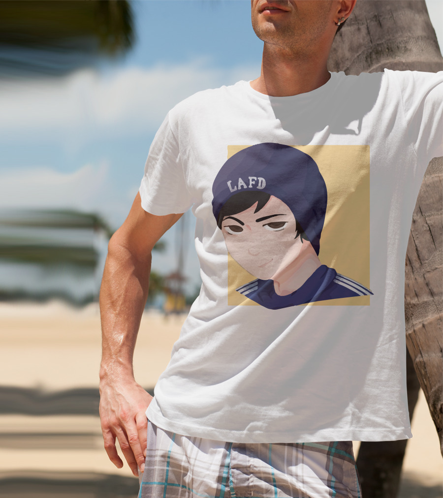 Quackity LAFD Beanie T-Shirt