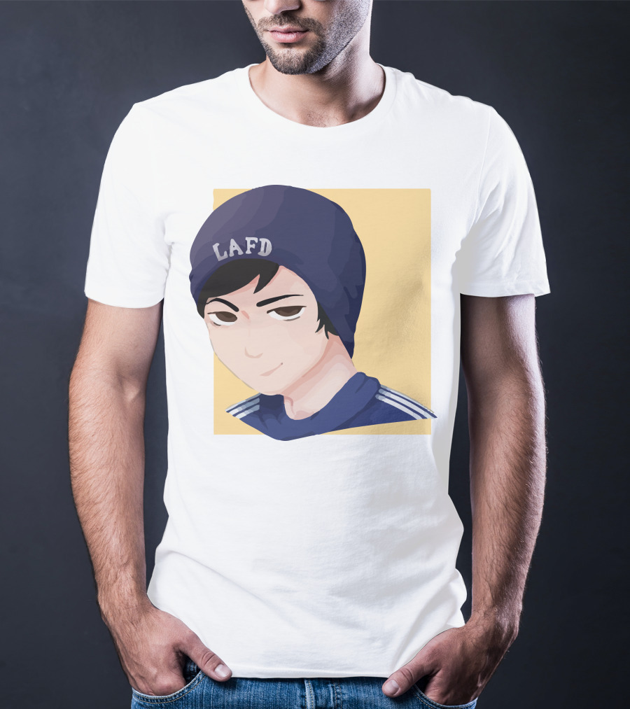 Quackity LAFD Beanie T-Shirt