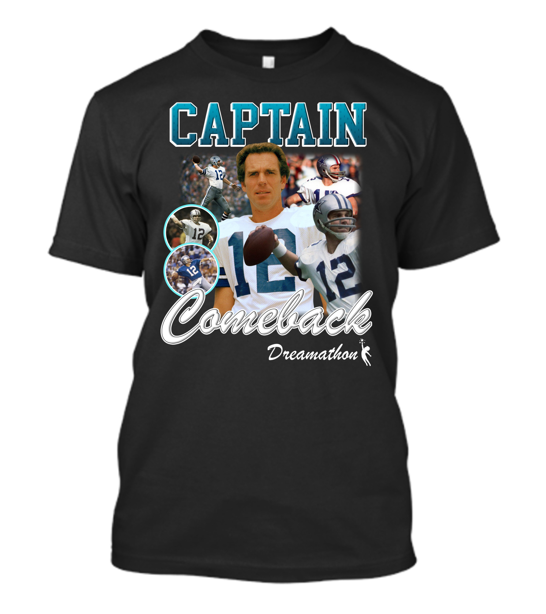 Captain Comeback Dreamathon Football Legends T-Shirt