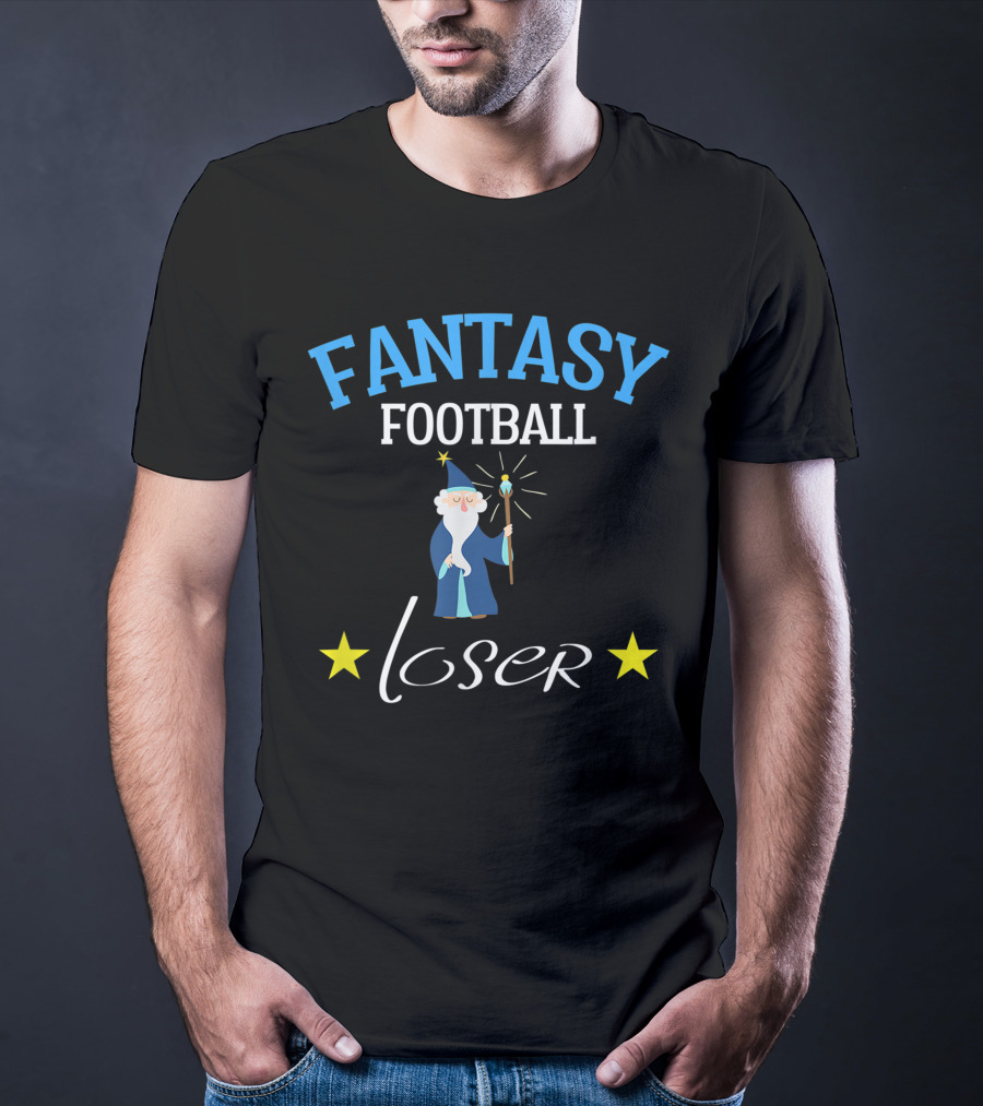 Fantasy Football Loser Wizard Stars T-Shirt